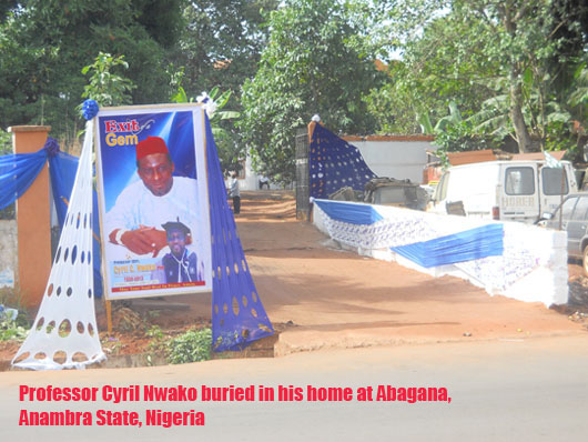 Cyril Nwako buried